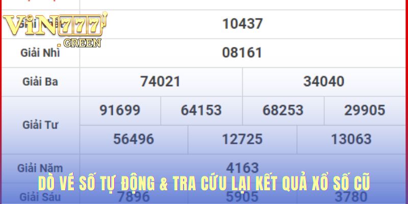 Công cụ dò vé số giúp tra cứu kết quả xổ số tiện lợi